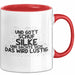Silke Tasse Und Gott Schuf Silke Und Dachte Sich: Das Wird Lustig Geschenk Rot Trendation