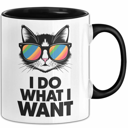 Sarkastische Katze Sarkasmus Tasse Geschenk Lustige Geschenkidee Spruch Ich Mache Was Ich Will Trendation