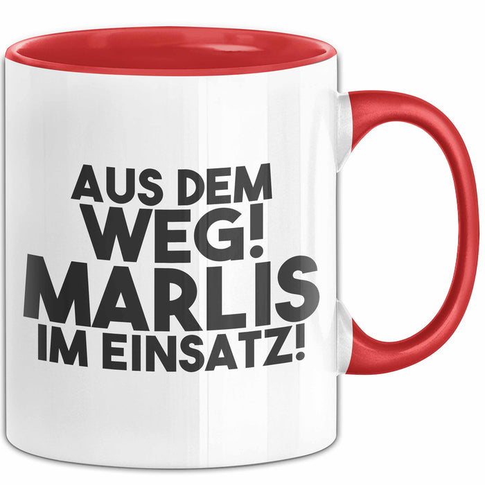 Marlis Tasse Aus Dem Weg! Marlis Im Einsatz! Geschenk