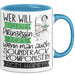 Soundtrack-Komponistin Tasse Geschenk Spruch Wer Will Schon Prinzessin Sein Wenn Man Auch Soundtrack-Komponistin Sein Kann Blau Trendation