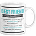 Tasse Geschenk Best Friend Definition Lustiger Spruch Becher Weiß Trendation