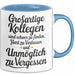 Bürokollege Tasse Geschenkidee Tolle Kollegen Sind Selten Blau Trendation