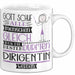 Dirigentin Geschenk Becher Tasse Gott Schuf Alle Menschen Gleich Nur Die Besten Durfeten Dirigentin Werden Geschenkidee Lustig Weiß Trendation