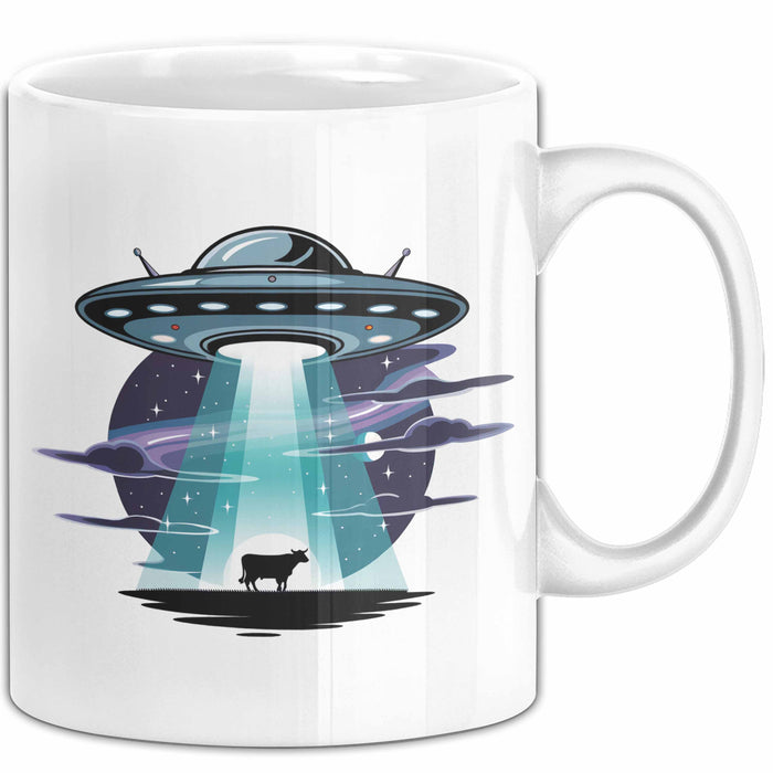Sci Fi Liebhaber Tasse Geschenkidee für Science Fiction Fans Weiß Trendation