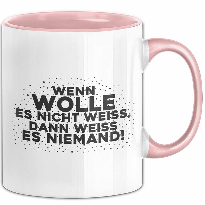 Wolle Tasse Wenn Wolle Es Nicht Weiss, Dann Weiss Es Niemand! Geschenk