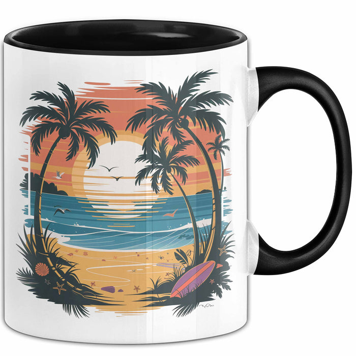 Sommerzeit Tasse Geschenkidee für Sonnenliebhaber Trendation