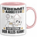 Tierheimmitarbeiter Tasse Geschenk für Tierheimmitarbeiter Der Mann Der Alles Kann Geschenkidee zum Geburtstag Rosa Trendation