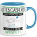 Kiteboarderin Und Prinzessin Tasse Geschenk Für Eine Kiteboarderin Geburtstag Was Ist Deine Superkraft Blau Trendation
