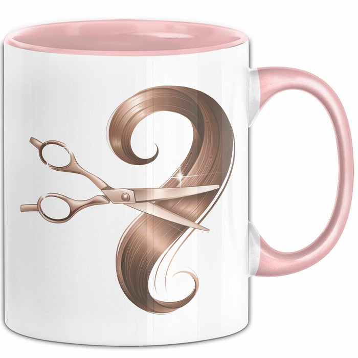 Friseur Tasse Geschenkidee für Haar Künstler Rosa Trendation