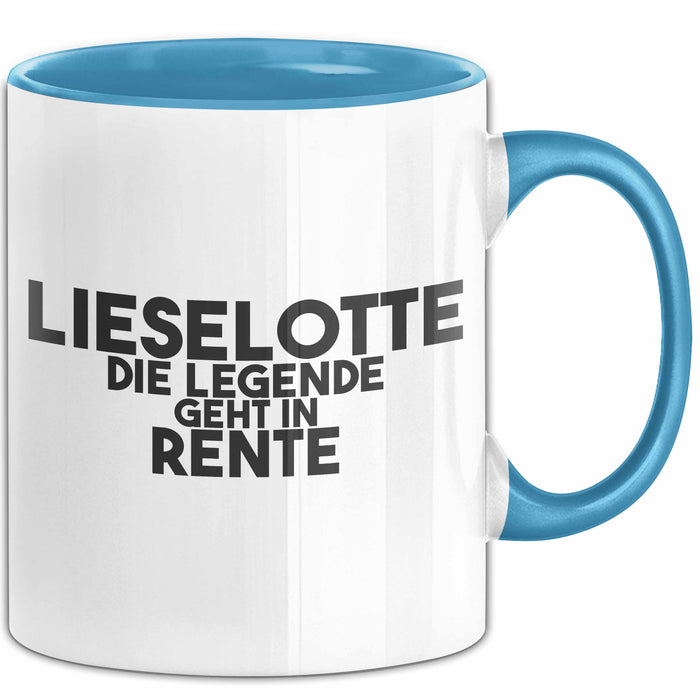 Lieselotte Tasse Lieselotte – Die Legende Geht In Rente Geschenk