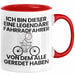 Fahrradfahrer Geschenk Tasse Lustige Geschenkidee Geburtstag für Fahrradfahrer Ich Bin Dieser Legendäre Fahrradfahrer Von Dem Alle Geredet Haben Kaffee-Becher Rot Trendation