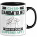 Bandmitglied Tasse Geschenk für Bandmitglied Geburtstag Lustiger Spruch Kaffee-Becher Was Ist Deine Superkraft Schwarz Trendation