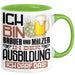 Brauer und Mälzer Ausbildung Tasse Geschenk Ich Bin Brauer und Mälzer In Der Ausbildung Ich Darf Das Geschenkidee Spruch Grün Trendation