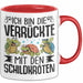 Schildkröten-Liebhaberin Tasse Geschenk Frauen Turtles Ich Bin Die Verrückte Mit Den Schildkröten Rot Trendation