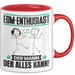 EDM-Enthusiast Tasse Geschenk für EDM-Enthusiast Der Mann Der Alles Kann Geschenkidee zum Geburtstag Rot Trendation