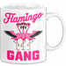 Flamingo Tier Tasse Geschenk Lustige Geschenkidee Spruch Flamingo Gang Weiß Trendation
