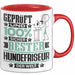 Hundefriseur Geschenk Lustiger Spruch für Hundefriseur Geschenkidee Bester Hundefriseur Der Welt Rot Trendation