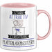 Plattenladenbesitzerin Tasse Geschenk Becher Stark Attraktiv Furchtlos Plattenladenbesitzerin Lustige Geschenkidee Rosa Trendation