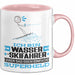 Wasserskifahrer Geschenk Tasse Ich Bin Wasserskifahrer Aber Sag Doch Einfach Superheld Lustige Geschenkdiee für Wasserskifahrer Kaffee-Becher Rosa Trendation