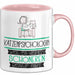 Katzenpsychologin Weil Es Keinen Schöneren Beruf Gibt Tasse Geschenk für Eine Katzenpsychologin Lustig Rosa Trendation