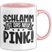 Schlamm Ist Das Neue Pink Quad Fahren Tasse Geschenkidee Frauen Mädchen Quad-Fahrerin Becher Rosa Trendation