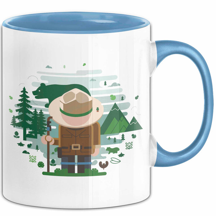 Park Ranger Tasse Geschenk Lustige Geschenkidee Spruch Für Natur Schützer Blau Trendation