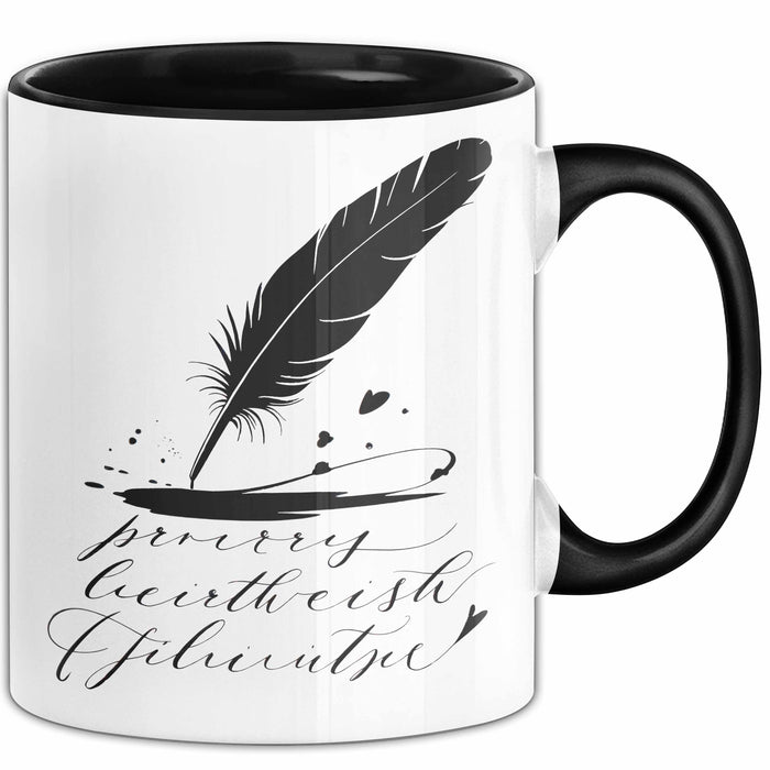 Dichter Tasse Geschenkidee für Reim und Versliebhaber Trendation