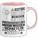 Musikwissenschaftler Geschenk Tasse Lustiger Spruch Erheben Sie Sich Der Musikwissenschaftler Betritt den Raum Rosa Trendation