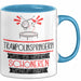 Trampolinspringerin Weil Es Keinen Schöneren Beruf Gibt Tasse Geschenk für Eine Trampolinspringerin Lustig Blau Trendation