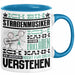 Straßenmusiker Geschenk Tasse Geschenkidee für Straßenmusiker Geburtstag Lustig Ich Bin Straßenmusiker Ich Kann Es Dir Erklären Aber Nicht Für Dich Verstehen Blau Trendation