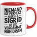 Sigrid Tasse Geschenk Niemand Ist Perfekt Sigrid Verdammt Nah Dran Geschenkidee Rot Trendation
