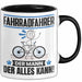Fahrradfahrer Tasse Geschenk für Fahrradfahrer Der Mann Der Alles Kann Geschenkidee zum Geburtstag Schwarz Trendation