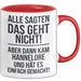 Hannelore Tasse Geschenk Alle Sagten Das Geht Nicht Aber Dann Kam Hannelore Und Hat Es Einfach Gemacht Geschenkidee Becher mit Name Rot Trendation