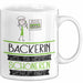 Bäckerin Weil Es Keinen Schöneren Beruf Gibt Tasse Geschenk für Eine Bäckerin Lustig Weiß Trendation