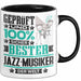 Jazz-Musiker Geschenk Lustiger Spruch für Jazz-Musiker Geschenkidee Bester Jazz-Musiker Der Welt Schwarz Trendation