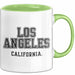 Los Angeles LA Kalifornien USA Tasse Geschenk Lustige Geschenkidee Spruch Grün Trendation