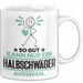 Halbschwäger Geschenk Tasse So Gut Kann Nur Ein Halbschwäger Aussehen Geschenkidee Kaffee-Becher Weiß Trendation