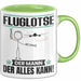 Fluglotse Tasse Geschenk für Fluglotse Der Mann Der Alles Kann Geschenkidee zum Geburtstag Grün Trendation