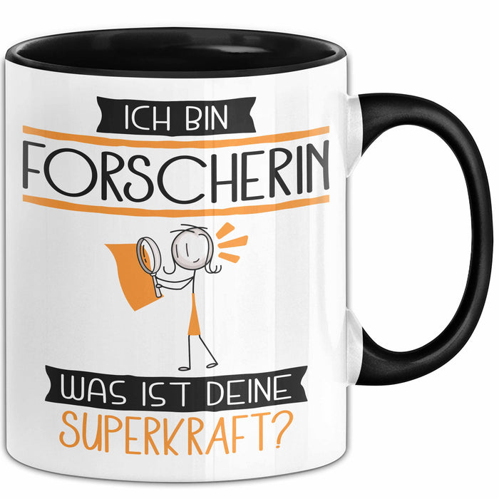 Forscherin Geschenk Tasse Ich Bin Forscherin Was Ist Deine Superkraft Geschenkidee Lustig Geburtstag Weihnachten Trendation