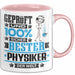 Physiker Geschenk Lustiger Spruch für Physiker Geschenkidee Bester Physiker Der Welt Rosa Trendation