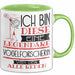 Vogelforscherin Tasse Geschenk Ich Bin Diese Eine Legendäre Vogelforscherin Von Der Alle Reden Geschenkidee Geburtstag Weihnachten Grün Trendation