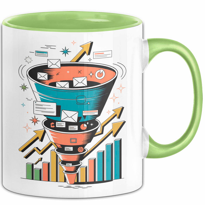 Marketing Manager Tasse Geschenk Lustige Geschenkidee Spruch Für Wachstums Manager Grün Trendation