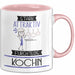 Köchin Tasse Geschenk Becher Stark Attraktiv Furchtlos Köchin Lustige Geschenkidee Rosa Trendation