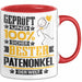 Patenonkel Geschenk Lustiger Spruch für Patenonkel Geschenkidee Bester Patenonkel Der Welt Rot Trendation