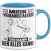 Musikveranstalter Tasse Geschenk für Musikveranstalter Der Mann Der Alles Kann Geschenkidee zum Geburtstag Blau Trendation