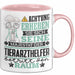 Tierarzthelfer Geschenk Tasse Lustiger Spruch Erheben Sie Sich Der Tierarzthelfer Betritt den Raum Rosa Trendation
