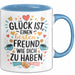 Beste Freundin Tasse Geschenkidee Eine Beste Freundin Blau Trendation