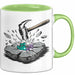 Geologe Tasse Geschenkidee für Felsenliebhaber Grün Trendation