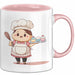 Bäcker Tasse Geschenk Lustige Geschenkidee Spruch Für Gebäck Liebhaber Rosa Trendation