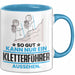 Kletterführer Geschenk Tasse So Gut Kann Nur Ein Kletterführer Aussehen Geschenkidee Kaffee-Becher Blau Trendation
